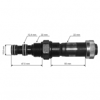 Triple action valve (without coil)